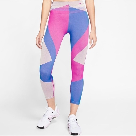 NWT NiKe Sculpt Icon Clash Leggings Medium 7/8 - Picture 1 of 13